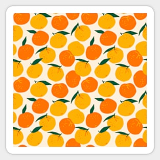 mediterranean oranges still life Sticker